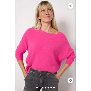 Evereve Sweater Women XS Pink Jessie Off Shoulder Dolman Sleeve EVEGT0505